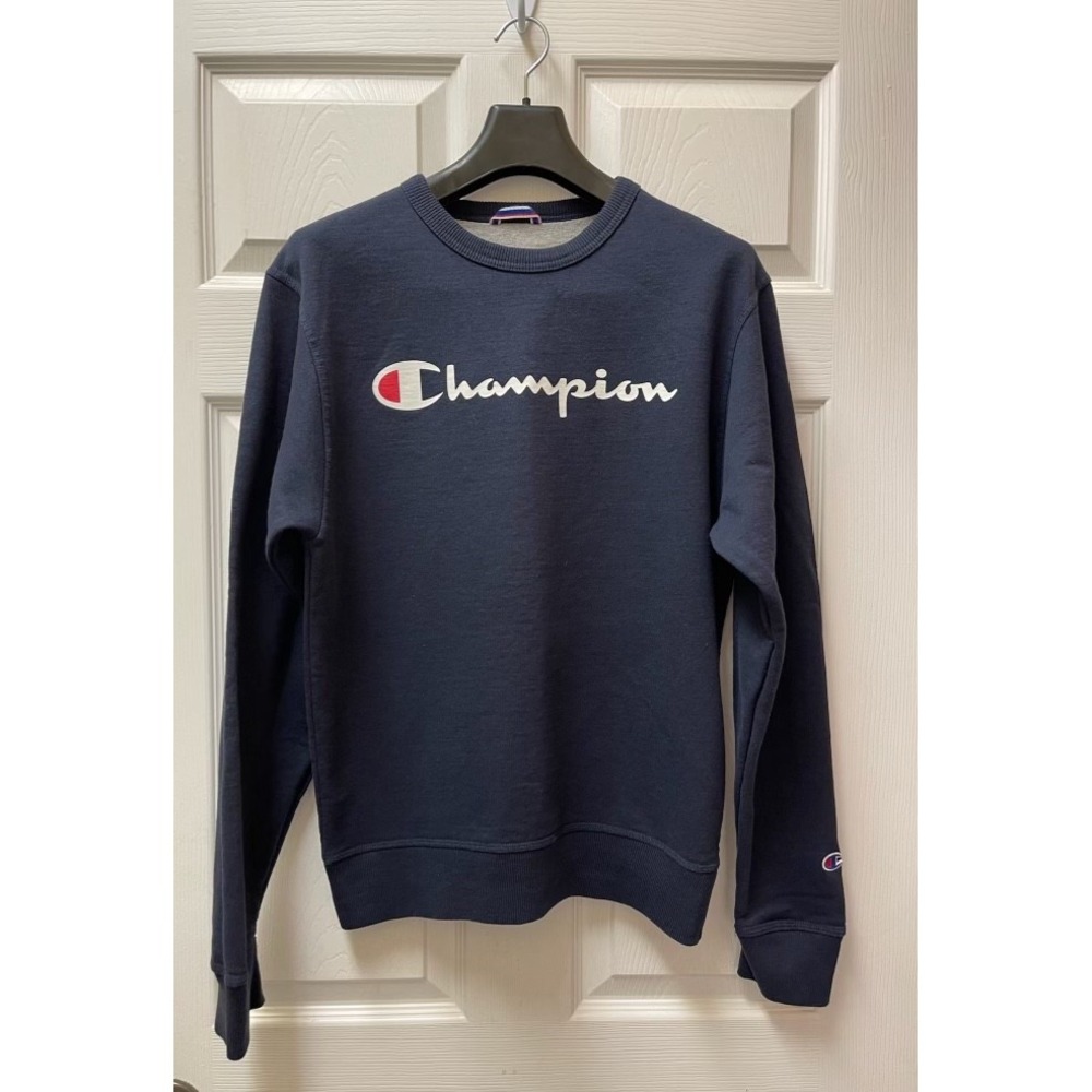 Champion Men's‎ Small  Champion Script Printed Logo Crewneck Sweatshirt